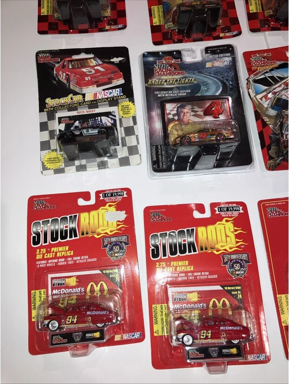 Lot of 14 VINTAGE MIX Racing Champions 
